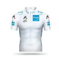 White cycling jersey